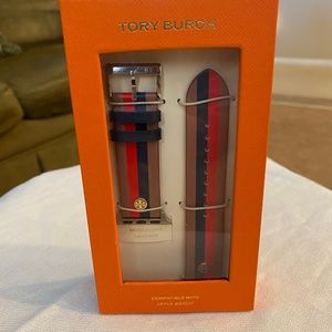 Tory Burch Women's Multicolor Leather Apple Watch® Strap 38mm/40mm